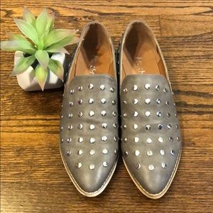 Mi.iM Studded Gray Loafers